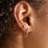 Pendientes de cadena de diamantes Daniella