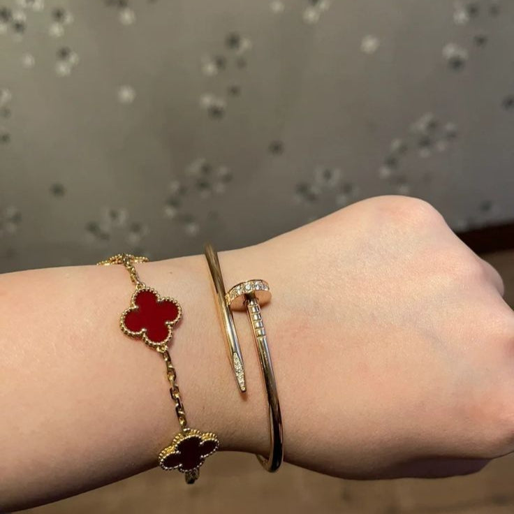 Clover Bracelet Red