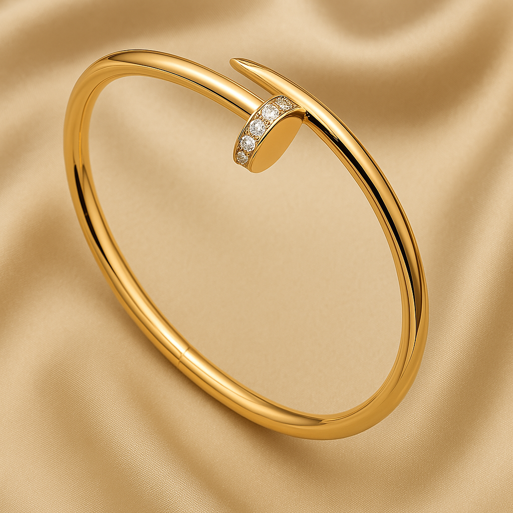 UÑAS ELEGANCIA DELUXE ORO 18K