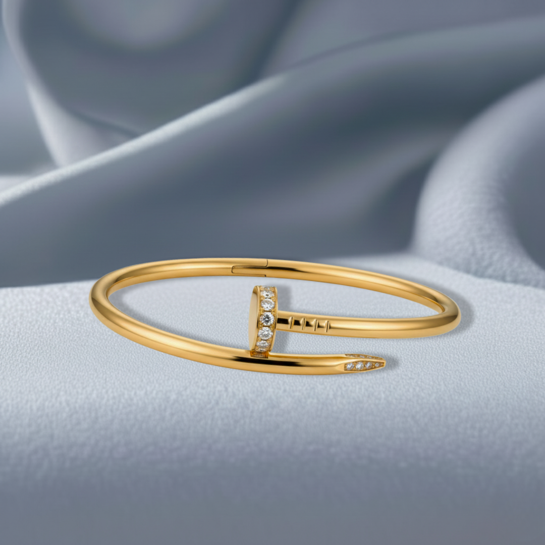 UÑAS ELEGANCIA DELUXE ORO 18K