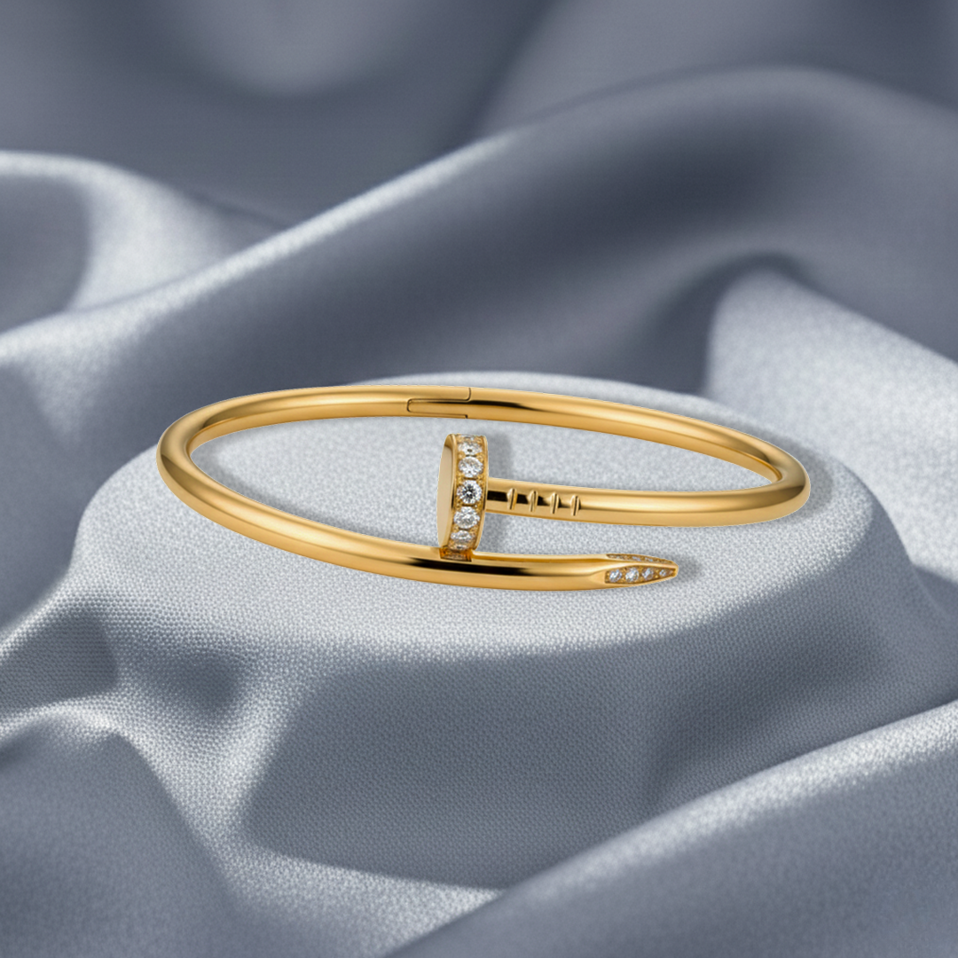 UÑAS ELEGANCIA DELUXE ORO 18K