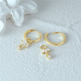 Aros con dijes extraíbles Brooke