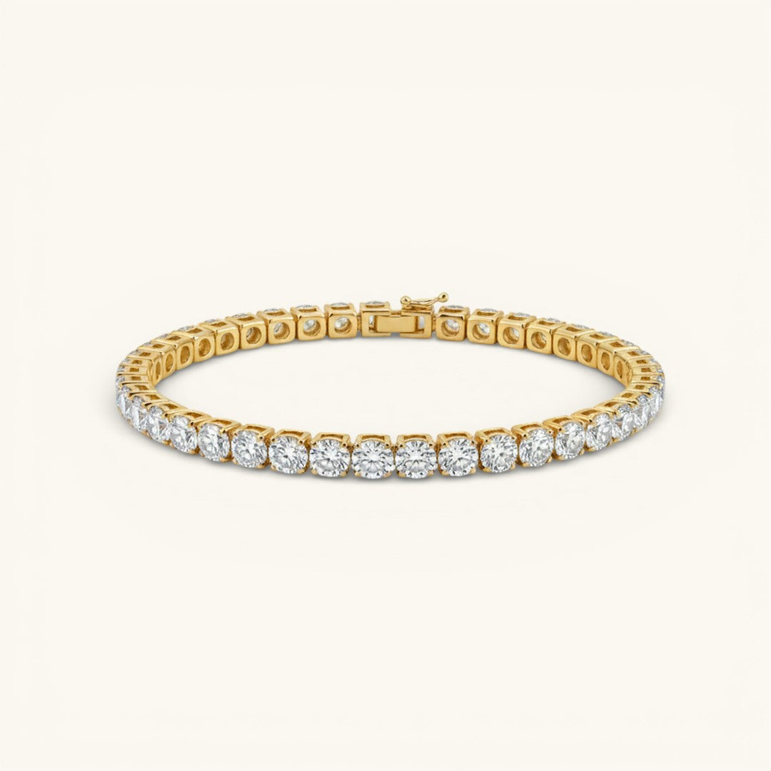 PULSERA DE TENIS ORO