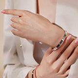 PULSERA DE ESLABONES DE ETERNIDAD CON CIRCONITAS