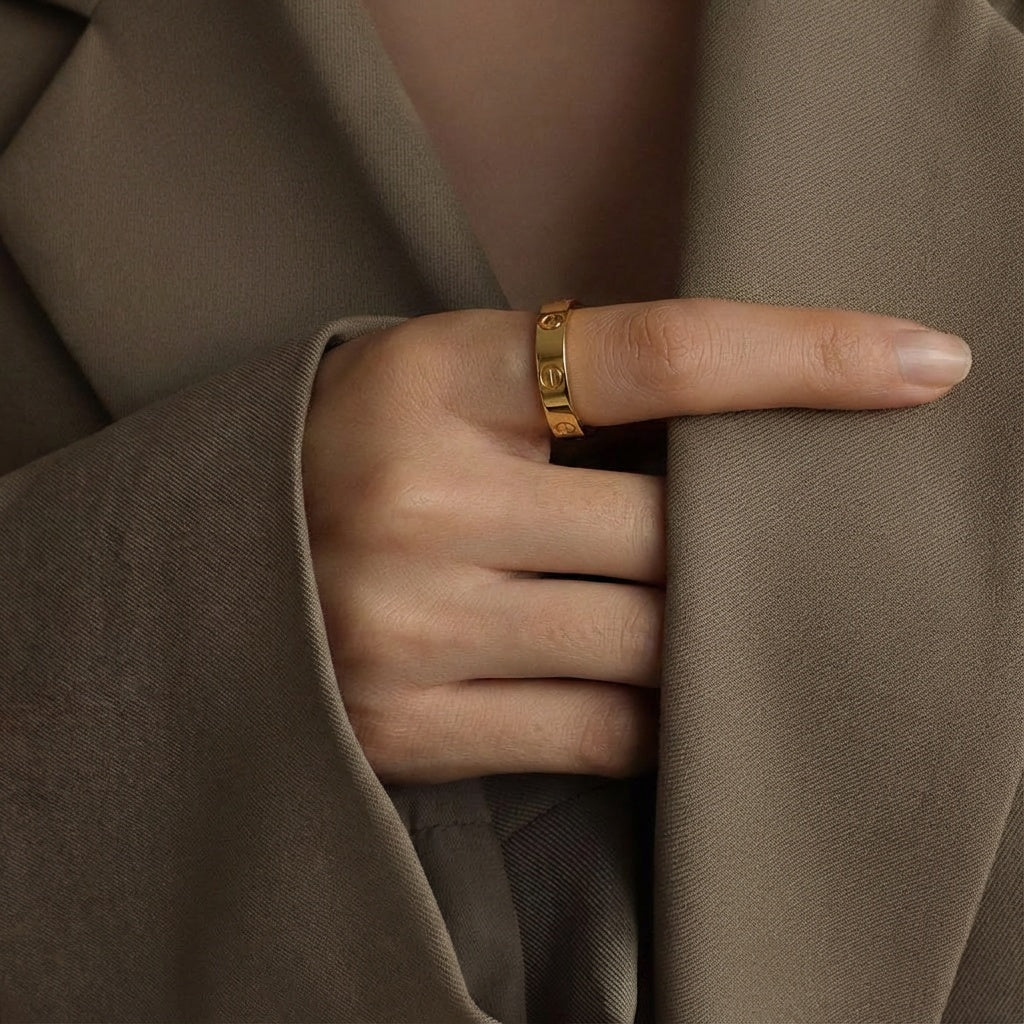 ANILLO DE BELLEZA FLORAL DE AMOR