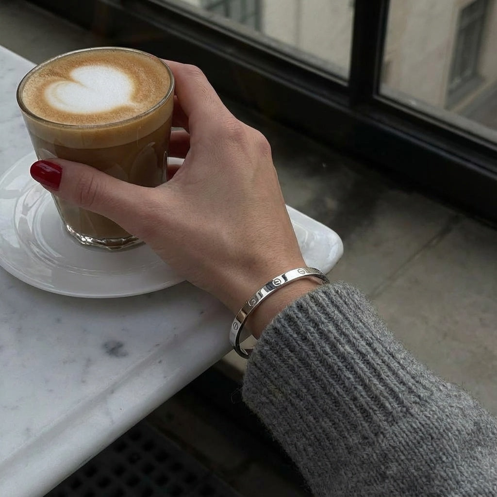 PULSERA DE ESLABONES DE ETERNIDAD FINA