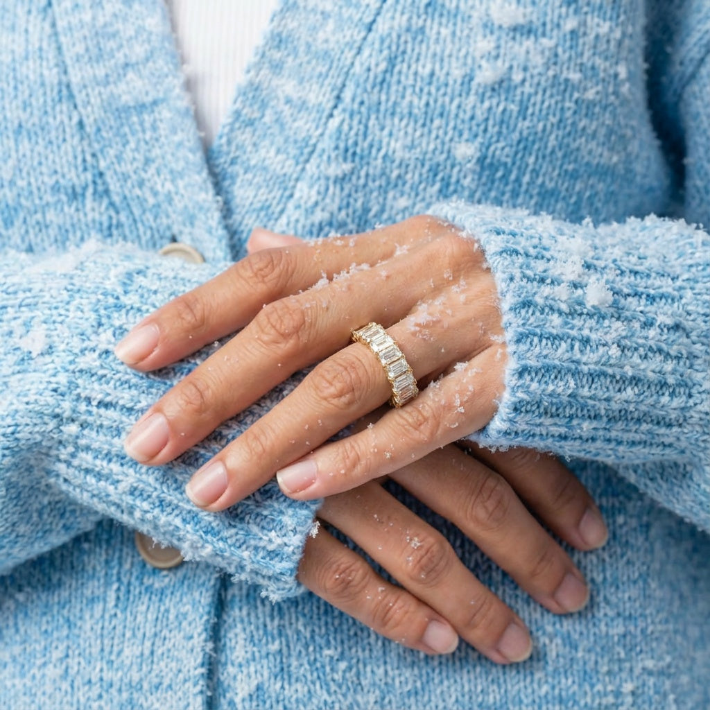 ANILLO CÚBICO EN ORO